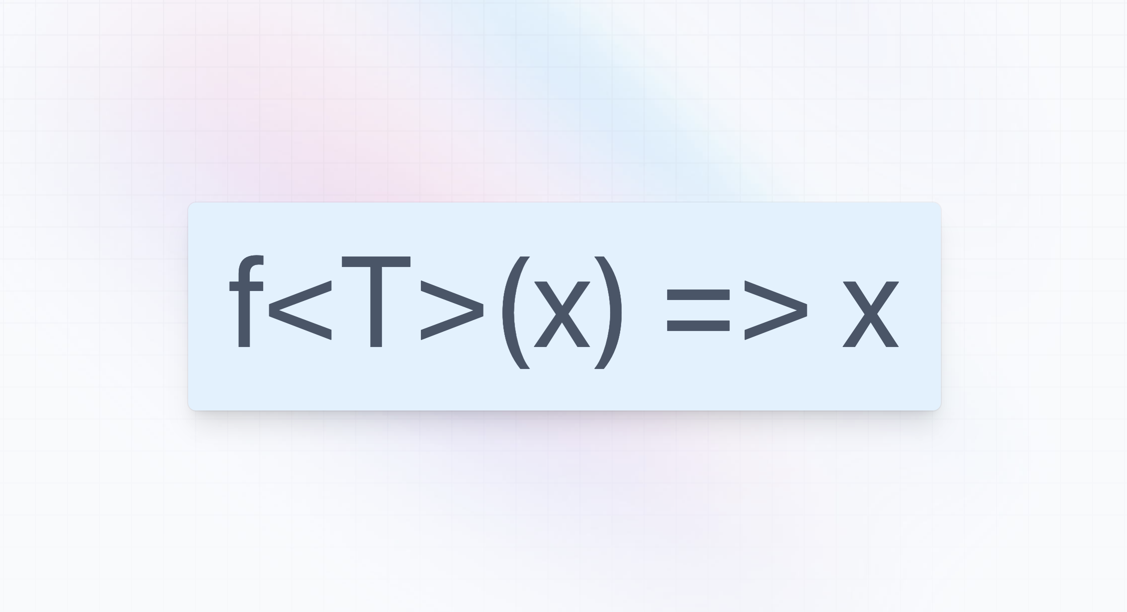 Universal identity type function